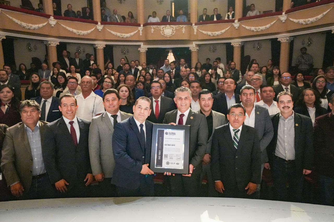 Con certificación el gobierno municipal está a la altura de los mejores estándares internacionales: Alfonso Sánchez García